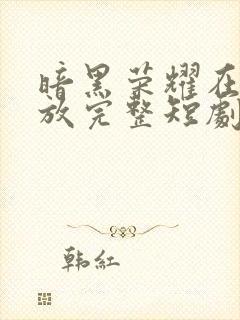 暗黑荣耀在线播放完整短剧