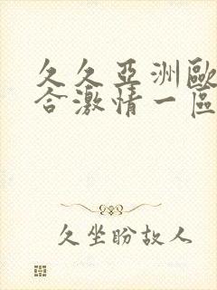 久久亚洲欧美综合激情一区