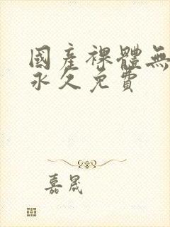 国产裸体无遮挡永久免费封面