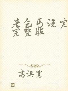 老乞丐没完没了完整版
