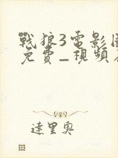 战狼3电影国语免费_视频在线观看