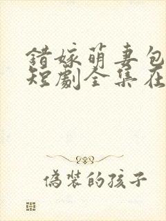错嫁萌妻包甜的短剧全集在线观看封面