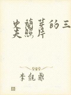 史兰芽的三任丈夫照片