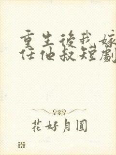 重生后我嫁给前任他叔短剧免费观看