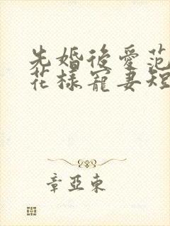 先婚后爱范总的花样宠妻短剧免费观看