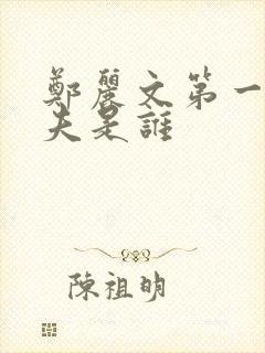郑丽文第一任丈夫是谁