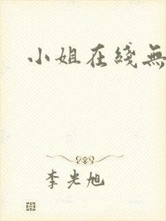 小姐在线无删减封面