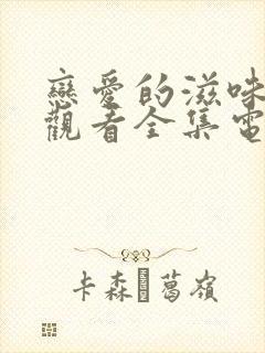 恋爱的滋味免费观看全集电视剧韩剧封面
