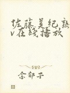 佐藤美纪熟女av在线播放