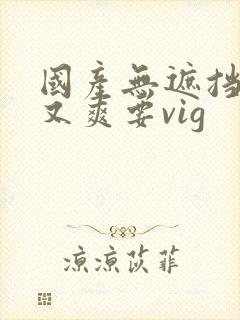 国产无遮挡又黄又爽要vig