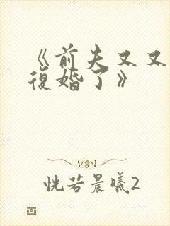 《前夫又又又想复婚了》