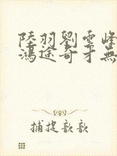 陆羽刘云峰小说鸿途奇才无弹窗