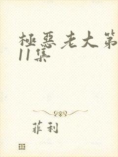 极恶老大第二季11集