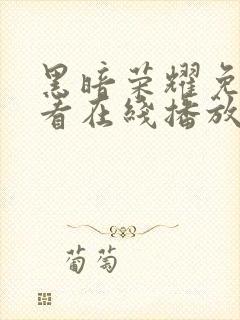 黑暗荣耀免费观看在线播放