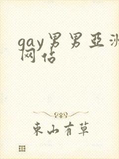 gay男男亚洲网站