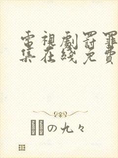 电视剧罚罪37集在线免费观看