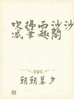 吹拂雨沙沙无删减笔趣阁