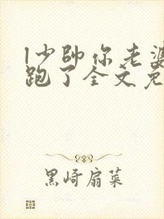 l少帅你老婆又跑了全文免费阅读