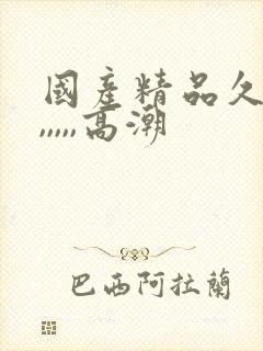 国产精品久久久,,,,,高潮