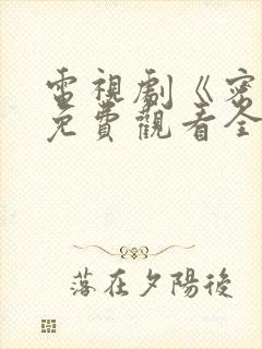 电视剧《密战》免费观看全集