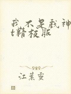 我不是戏神txt精校版封面