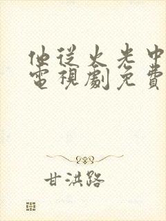他从火光中走来电视剧免费观看完整