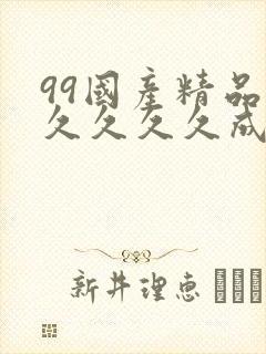 99国产精品久久久久久成人