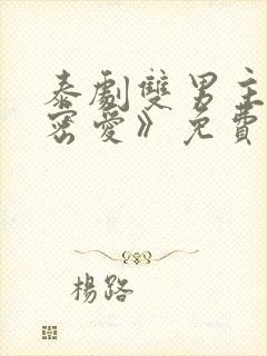 泰剧双男主《秘密爱》免费观看
