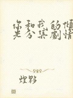 你和我的倾城时光分集剧情介绍封面