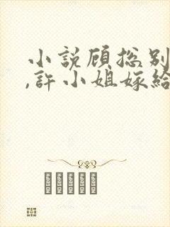 小说顾总别虐了,许小姐嫁给你哥了