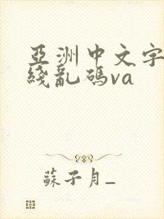 亚洲中文字幕无线乱码va