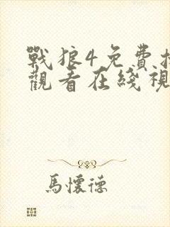 战狼4免费播放观看在线视频站