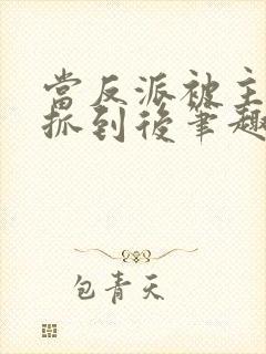 当反派被主角们抓到后笔趣阁封面