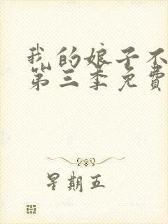 我的娘子不对劲第三季免费观看全集封面