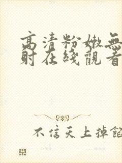 高清粉嫩无套内射在线观看封面