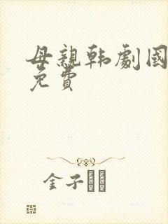 母亲韩剧国语版免费封面