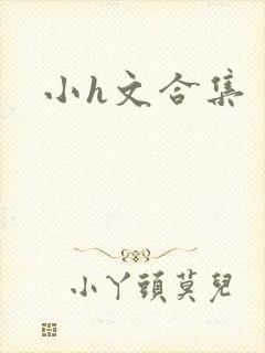 小h文合集封面