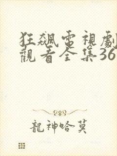 狂飙电视剧免费观看全集36集