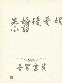 先婚后爱娱乐圈小说