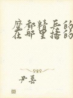 魔都精兵的奴隶在哪里播的