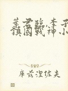 叶君临,李子染镇国战神小说