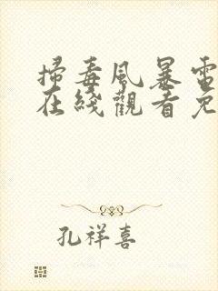 扫毒风暴电视剧在线观看免费完整版封面