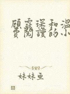 顾霆琛和温言免费阅读的小说封面