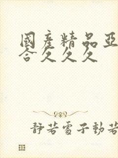 国产精品亚洲综合久久久