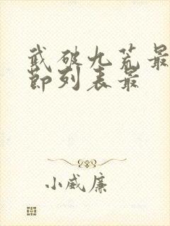 武破九荒最新章节列表最封面