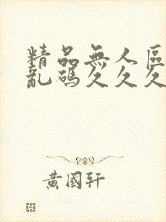 精品无人区麻豆乱码久久久封面