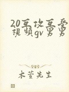 20互攻互受h视频gv男男