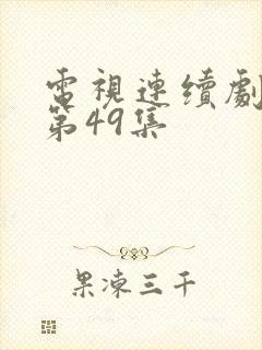 电视连续剧渴望第49集封面