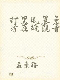 打黑风暴免费高清在线观看电视剧