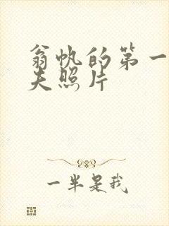 翁帆的第一任丈夫照片封面